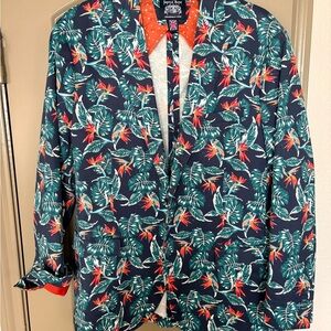 Tropical Print Men's Jacket